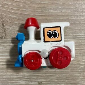 Vintage 1978 TOMY Wind-Up Train Engine Toy